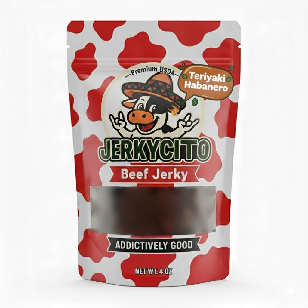 Jerkycito Teriyaki Habanero Beef Jerky – Sweet Heat Fusion