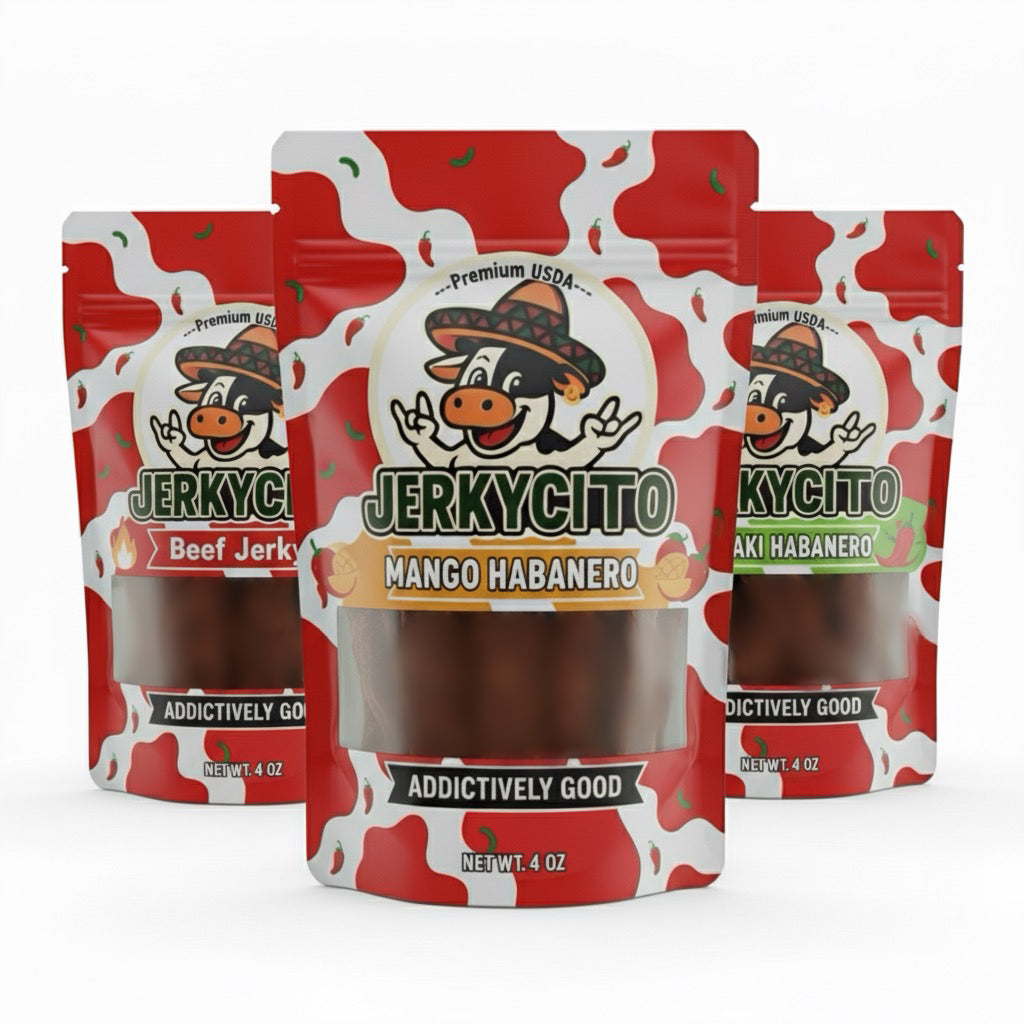 Jerkycito Beef Jerky 3-Pack – Full Flavor Collection Sampler
